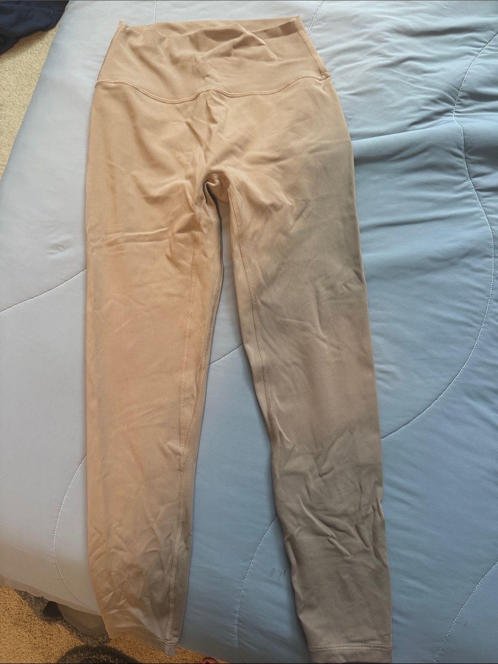 ZYIA Kids High-Waist Leggings in Beige Ombre
